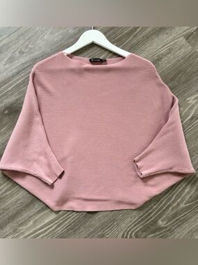 FEMME by Design Bat Wing Sweater | XS | Rose Pink